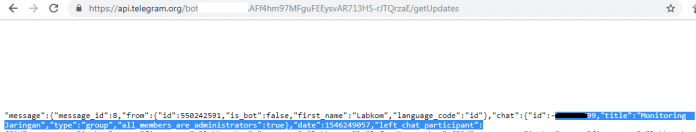 Telegram getupdates. Telegram getupdates