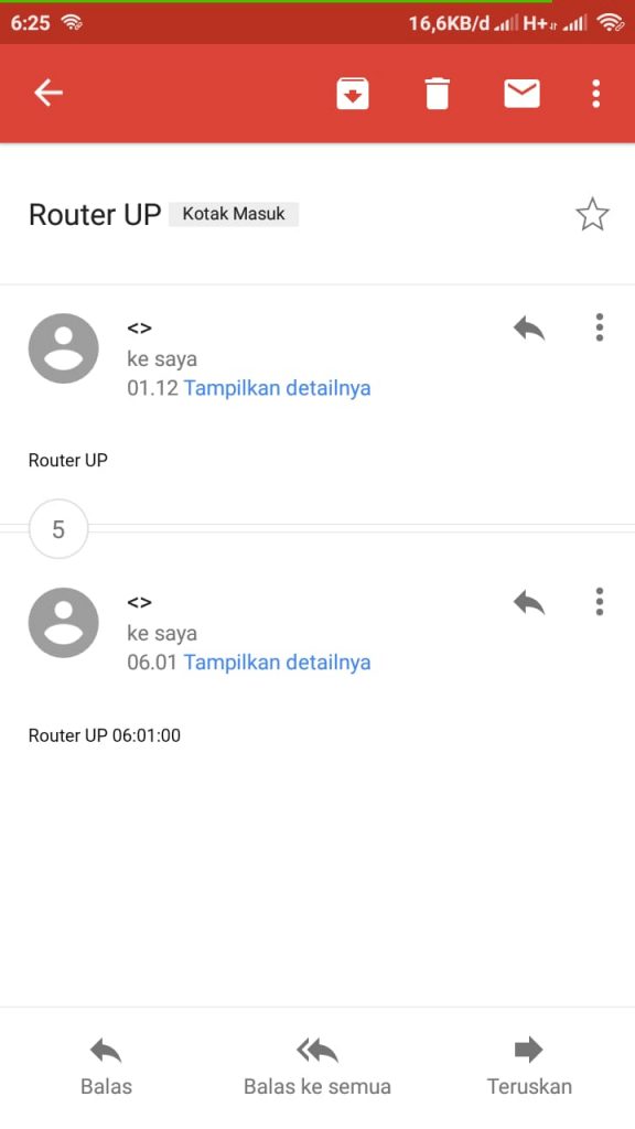 Monitoring Jaringan di Mikrotik Netwatch Melalui Notifikasi email