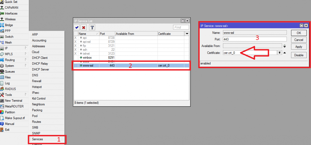 Import ssl. Mikrotik Certificate Generation.