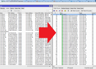Membuat Simple Queue Otomatis Dari DHCP Server Leases dhcp server lease to simple queue script