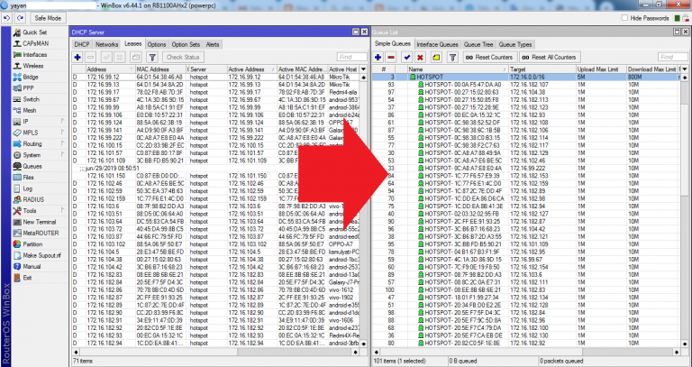 Membuat Simple Queue Otomatis Dari DHCP Server Leases | Labkom.co.id