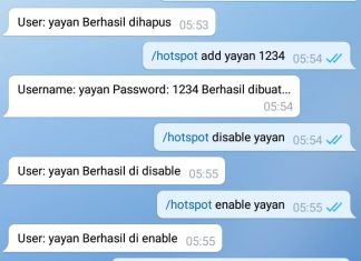 Membuat dan Mengatur User Hotspot Mikrotik dengan Bot Telegram Tanpa PHP bot telegram user hotspot