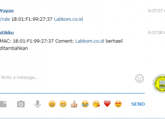 Membuat Firewall Rule pada Mikrotik dengan Menggunakan Bot Telegram tanpa PHP rule-labkom.co_.id_