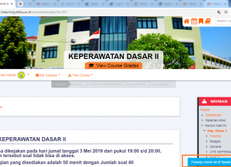 Integrasi Spada Ristekdikti dengan Elearning Moodle