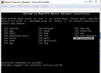 Cara Install RouterOS Mikrotik di VirtualBox