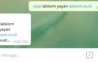 Membuat User PPP/PPTP Dengan Menggunakan Bot Telegram