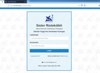 Mengonlinekan Aplikasi SISTER Kemenristekdikti dengan Menggunakan VPN Remote