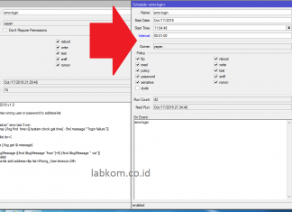 Blokir IP Address yang Gagal Login Ke Winbox Mikrotik
