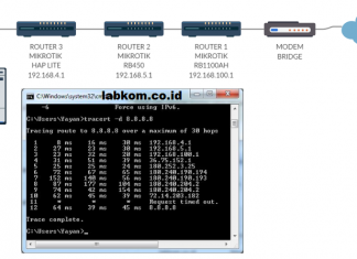 Cara Menyembunyikan IP Router di Mikrotik Ketika di Traceroute