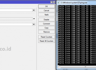 Blokir Akses PING/ICMP dari Luar Jaringan di Mikrotik icmp admin prohibited