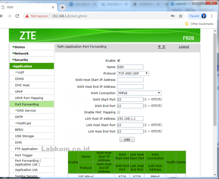 setup filezilla server port forwarding