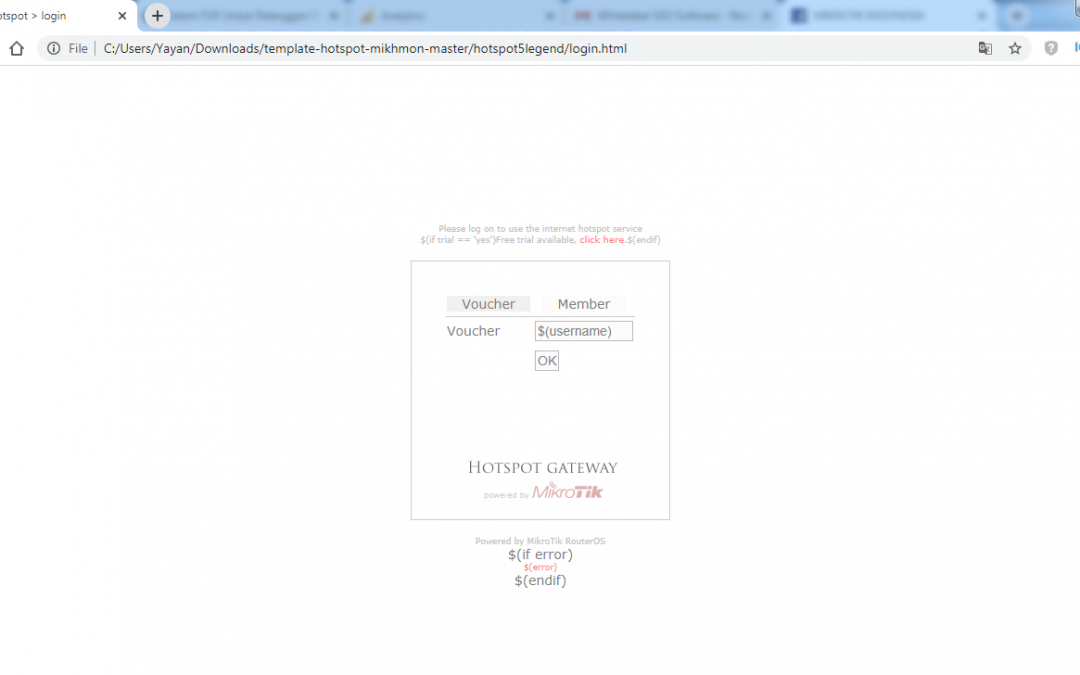 Cara Edit Login Page Hotspot Menampilkan Link Whatsapp Melayang