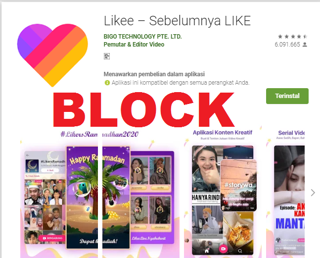 Blokir Aplikasi Like/Likee di Mikrotik