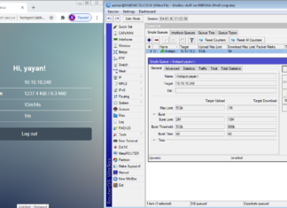Cara Menambahkan Burst Limit Pada Voucher Hotspot