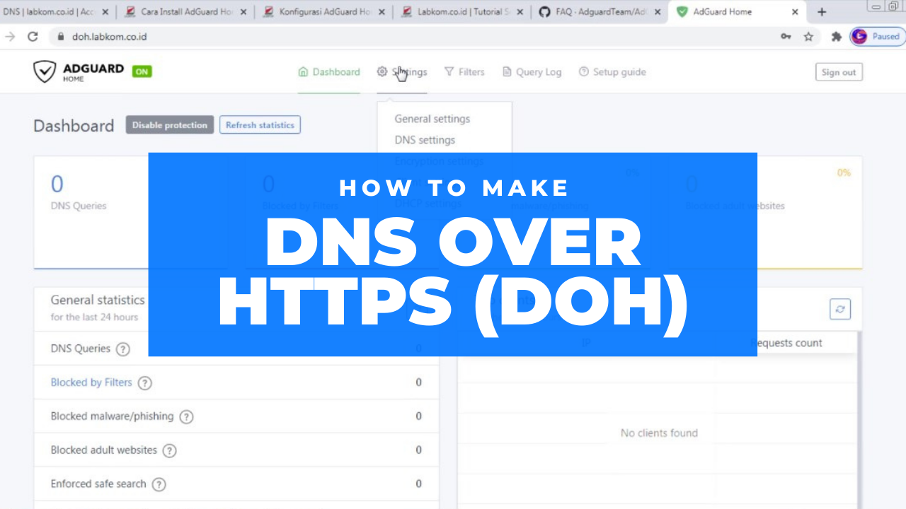 adguard home dns over https