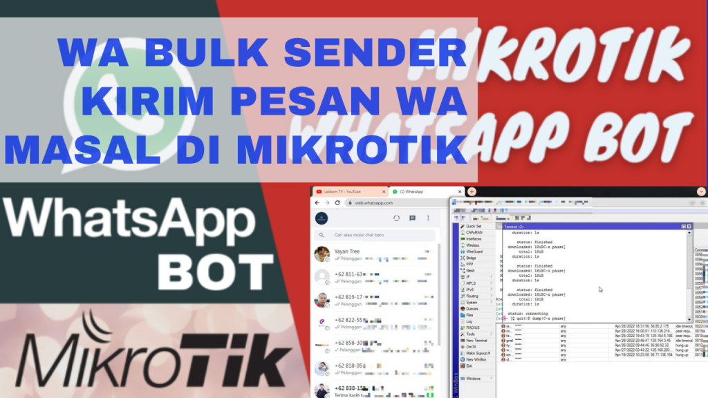 Script Kirim Pesan ke Semua Pelanggan PPPoE dengan WA Gateway