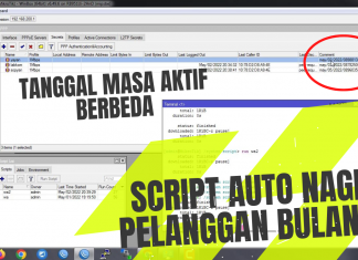 Script Notifikasi WA Gateway Pelanggan PPPoE Jika Tanggal Pemasangan Berbeda