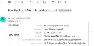 Backup Otomatis Setingan Mikrotik ke Email di ROS Versi 7