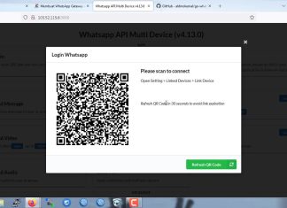 Membuat WhatsApp Gateway untuk Monitoring Mikrotik – UPDATE